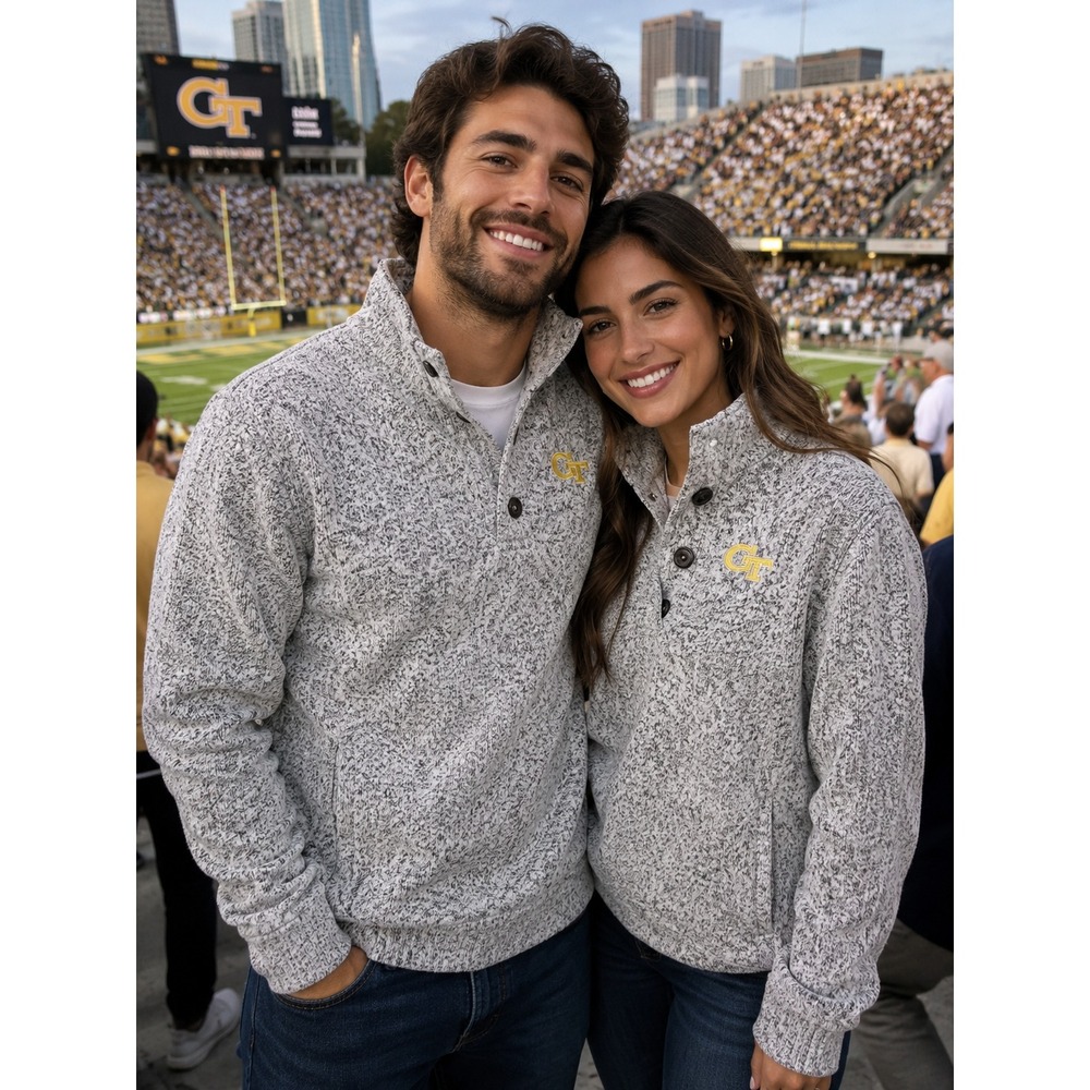 Champion Elite Georgia Tech Yellow Jackets Women's Sweater Pullover NWT Small